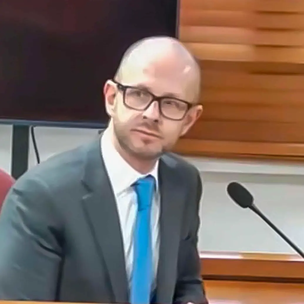 Andrés Felipe Arias, reapareció en el juicio al expresidente Álvaro Uribe. FOTO: captura de pantalla