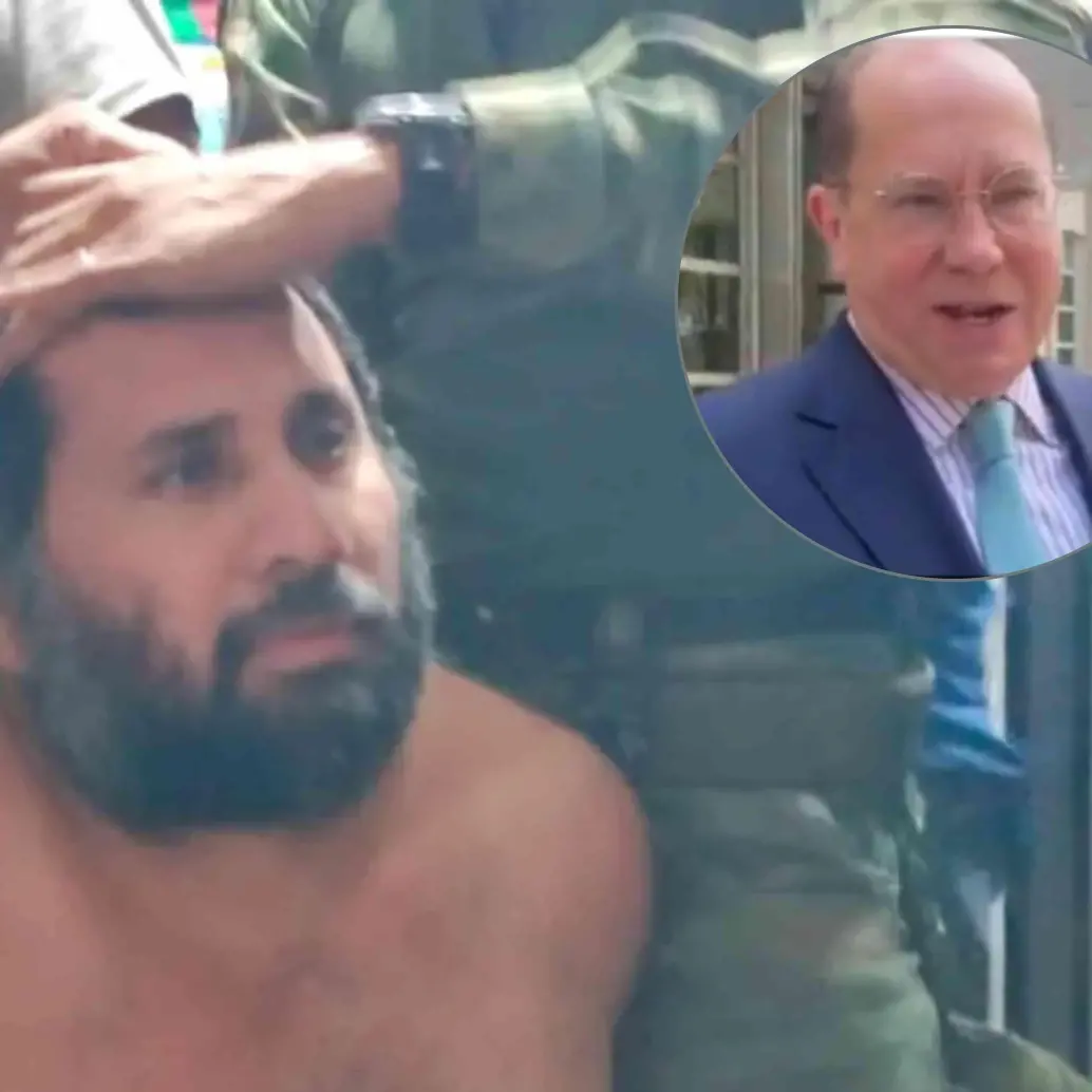  José Adolfo Macías Villamar alias Fito y su abogado Alexei Schacht. Foto: Getty y captura de video. 