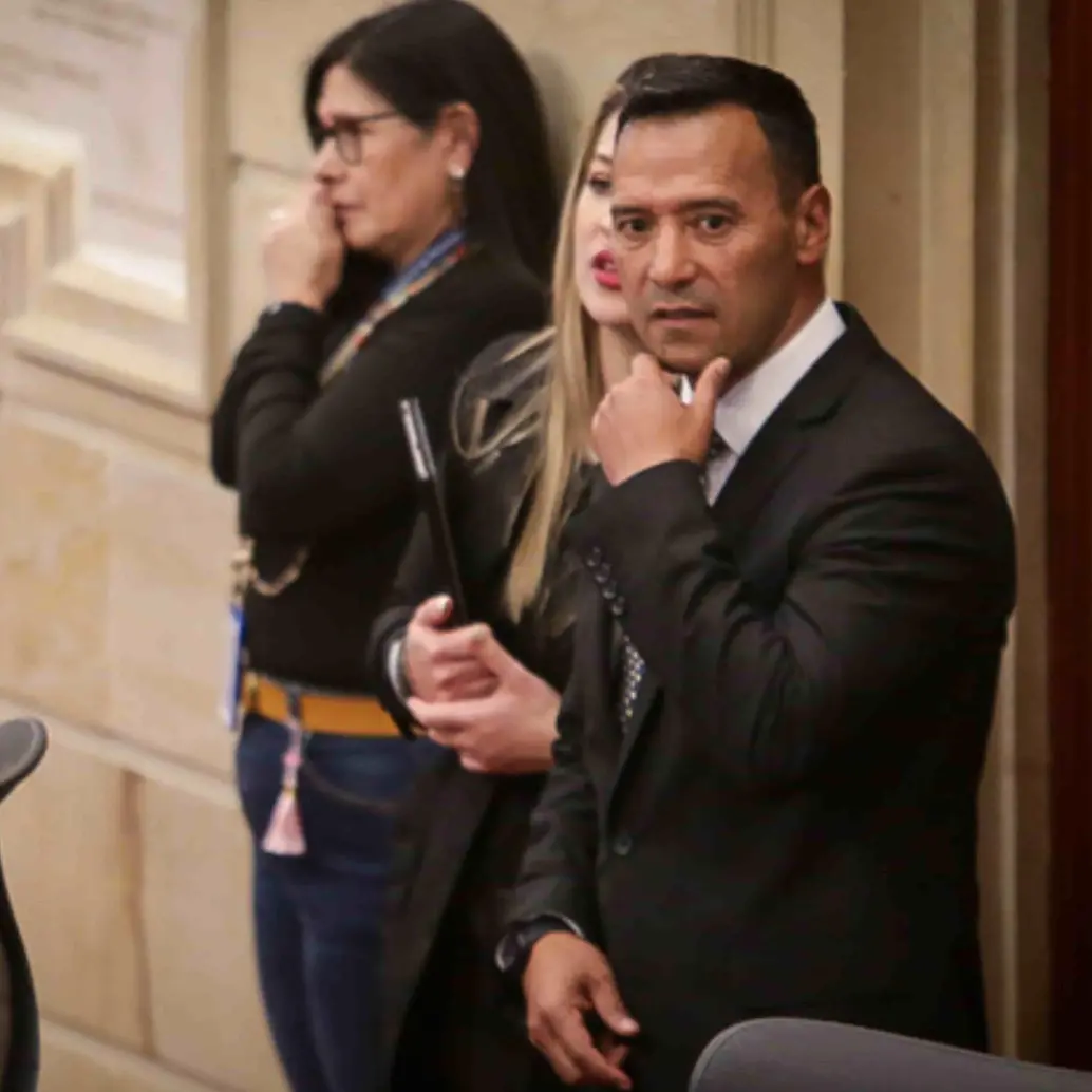 El ministro de Defensa Pedro Sánchez en la moción de censura en el Congreso. Foto: Colprensa