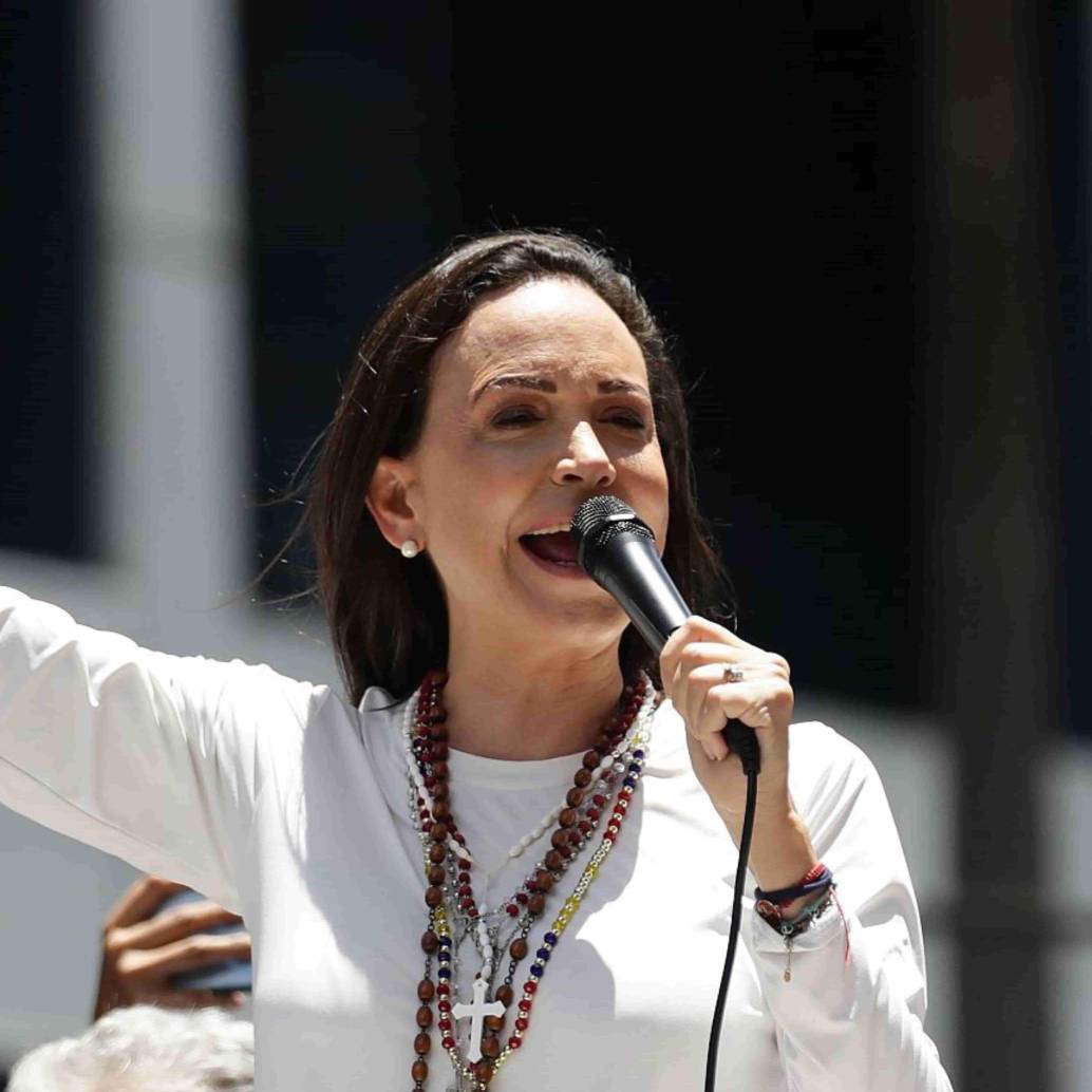 Líder de la oposición María Corrina Machado habló desde la clandestinidad. FOTO: Cortesía