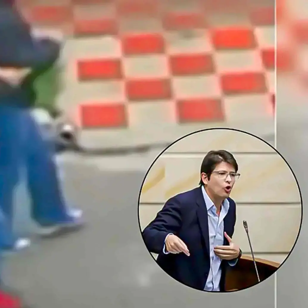 El atentado contra el senador Miguel Uribe ocurrió el sábado 7 de junio en un acto de campaña política en el barrio Modelia de Bogotá. FOTO Cámaras de seguridad.