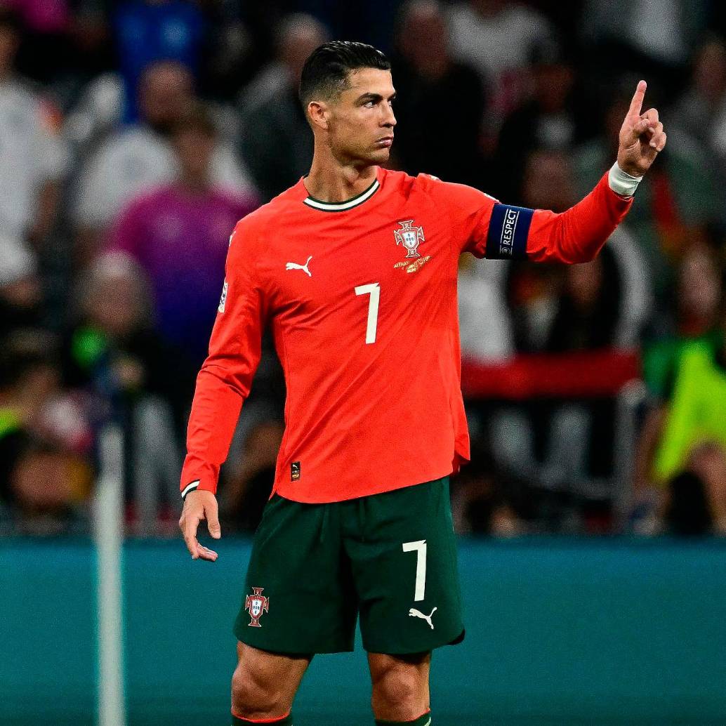 Cristiano Ronaldo disputará el trofeo de la Liga de Naciones este domingo (2:00 p.m.) frente a España. FOTO: AFP