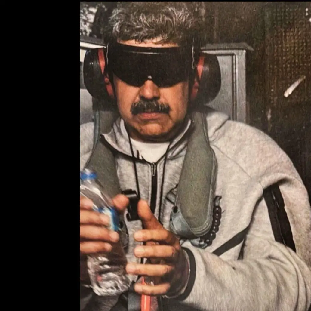 Imagen de la captura de Nicolás Maduro por Estados Unidos. FOTO: AFP.