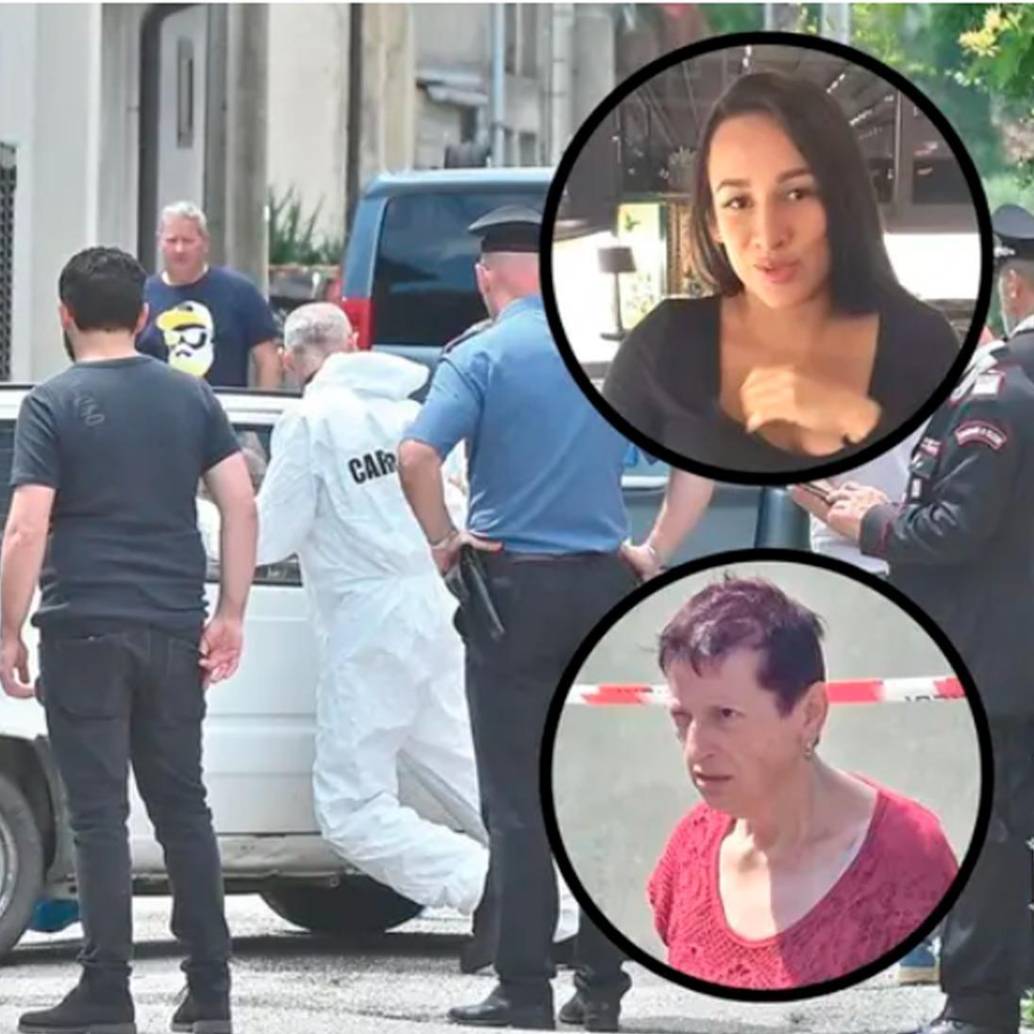 Arriba, Maylin Castro; abajo, Lorena Venier, ambas acusadas de asesinar al italiano Alessandro Venier. FOTO: REDES SOCIALES