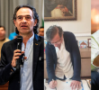 Federico Gutiérrez y Andrés Julián Rendón rechazan el decreto del presidente Petro. FOTOS: EL COLOMBIANO Y REDES SOCIALES