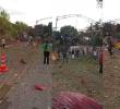 La explosión ocurrida en jurisdicción de los municipios de La Sierra y Patía dejó graves daños en la infraestructura. Foto: Captura videos ciudadanos