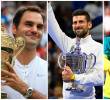 Roger Federer (izquierda), Novak Djokovic (centro) y Rafael Nadal (derecha), los 3 integrantes del Big-3. FOTOS: <b>X Wimbledon, USOpen y RolandGarros</b>