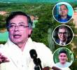 De arriba a abajo: la activista Jani Silva, el ministro de ambiente designado Fabio Arjona y el experto Andrés Arroyave. Foto: Colprensa.