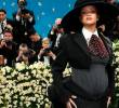 Rihanna lució su embarazo en la Met Gala 2025. FOTO Getty