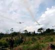 El gobierno de Abelardo de la Espriella ha propuesto volver a utilizar la fumigación aérea, pero deben cumplirse varios requisitos. Foto: Policía.