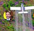 La fumigación aérea es una medida polémica, ya que puede afectar a otro tipo de cultivos con los que los campesinos subsisten, más allá de los ilícitos. En los círculos, el presidente Abelardo de la Espriella y el ministro de Defensa Jorge Mora. FOTO: AFP.