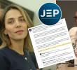 Rodrigo Londoño, conocido como “Timochenko”, y la senadora María Clara Posada protagonizaron un cruce de declaraciones por la divulgación de videos de una audiencia de la JEP sobre los secuestros de las extintas Farc. Foto: JEP / Redes sociales @MaclaPosada