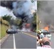 Las autoridades confirmaron que la víctima quedó atrapada dentro del vehículo particular en el sector de Punto 30. Falleció de manera inmediata. FOTO: Captura de video redes sociales @ColombiaOscura