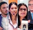 De izquierda a derecha; Juan Carlos Florián; Carina Murcia; Angie Rodríguez; Jorge Lemus; René Guarín. Foto: Colprensa.