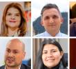 Arriba, de izquierda a derecha: Liliana Bitar, Juan Pablo Gallo Maya y Wadith Manzur. Abajo, de izquierda a derecha: Julián Peinado, Karen Manrique y Juan Diego Muñoz. FOTO: EL COLOMBIANO/Red social X/CÁMARA DE REPRESENTANTES.