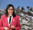 Los reclamos al manejo que ha tenido el liderazgo de Delcy Rodríguez en el país vecino tras los sismos han colmado las redes sociales en las semanas posteriores al desastre natural. Foto: AFP