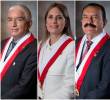 Los candidatos Segundo Héctor Acuña Peralta, María del Carmen Alva Prieto, Edgard Cornelio Reymundo Mercado y José María Balcázar Zelada. FOTOS: Tomadas de X @congresoperu