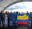 La selección Colombia partió esta semana rumbo al Mundial 2026. En el evento de despedida estuvo el presidente Gustado Petro, acompañado de su hija Antonella. FOTO: PRESIDENCIA