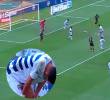 Sebastián Palma lamentándose por el autogol cometido ante Santa Fe. FOTO: <b>Captura de vídeo</b>