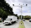 Las cámaras de fotodetección de la autopista Sur en Medellín e Itagüí sancionarán excesos de velocidad solo si se pasa a más de 80 km/h. En Bello sí se deberá pasar a 50 km/h en el tramo llamado avenida Regional Occidental o Variante. FOTO: ESNEYDER GUTIÉRREZ CARDONA