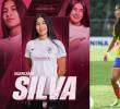 Mariana Silva: su crecimiento en Santa Fe y sus actuaciones con las selecciones juveniles de Colombia le abrieron las puertas del fútbol español. Foto: redes sociales @marianasilva1269 y @MadridCFF