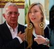 Álvaro Uribe, Katherine Miranda y Angélica Lozano resultaron “quemados” en las elecciones de 2026 al Senado. FOTOS: Julio Herrera – El Colombiano