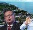 El presidente Gustavo Petro le recriminó al alcalde de Medellín por el acueducto de Urabá que el propio Petro prometió. FOTOS: EL COLOMBIANO Y COLPRENSA