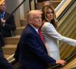 En medio de su intervención en la asamblea, Trump también se quejó del funcionamiento del telepromter diciendo que no funcionaba, tras ya haber pasado por lo ocurrido con la escalera eléctrica. FOTO: AFP