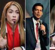 A la izquierda, Catherine Juvinao, representante a la Cámara por Bogotá de la Alianza Verde; en el centro, Mauricio Gómez, senador del Partido Liberal; a la derecha, Paloma Valencia, senadora y precandidata presidencial del Centro Democrático FOTOS: COLPRENSA y REDES SOCIALES