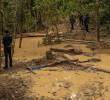 Los cuerpos en descomposición fueron hallados en ríos y senderos de la selva del Darién y las autoridades panameñas estimaron que podría haber más cadáveres en la jungla. FOTO: AFP