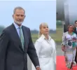 El Rey Felipe VI llegó a Cali en horas de la mañana del viernes 7 de agosto. Foto: Captura de video redes sociales