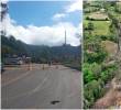 La vía al Llano está cerrada desde el pasado 6 de septiembre tras un deslizamiento de grandes proporciones. FOTOS: Tomadas de X @CoviandinaSAS