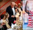 Donald Trump y Folarin Balogun. FOTOS: <b>X Donald Trump y USNTM</b>