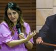 A la izquierda, la senadora Paloma Valencia, a la derecha, el magistrado Héctor Carvajal. FOTOS: EL COLOMBIANO Y COLPRENSA