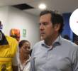El ministro del Interior, Rodrigo Lara, ha visitado diferentes regiones para enfrentar la emergencia por el terremoto. Foto: Ministerio del Interior