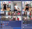 Dos horas seguidas de puro baile frente a desconocidos. FOTO tomada de Tiktok Live de @alicia.garcia0919