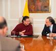 Según Benedetti, “no hay un colombiano” que pueda mostrar un trino en que el presidente “haya atacado a Miguel Uribe después del atentado”. FOTO: PRESIDENCIA
