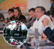 El presidente hizo énfasis en las críticas recibidas por la concentración realizada en Medellín con presencia de cabecillas de las bandas criminales del Valle de Aburrá. Fotos: Presidencia y EL COLOMBIANO