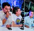 De izquierda a derecha: David Luna, Juan Manuel Galán, Aníbal Gaviria y Mauricio Cárdenas. FOTO Manuel Saldarriaga.