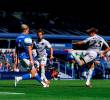 Dominic Ballard en el momento que conectó el taco que es candidato al Puskás. FOTO: <b>X Bristol City </b>