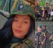 Alias Samantha en las grabaciones donde aparece leyendo comunicados atribuidos al Frente 4 de las disidencias de las Farc. Foto: Cortesía