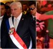 El expresidente panameño Ricardo Martinelli llegó asilado a Bogotá el sábado 10 de mayo. FOTOS: Colprensa y captura de video
