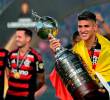 El futbolista colombiano Jorge Carrascal fue protagonista en la consecución del cuarto título de Libertadores de Flamengo en toda su historia. FOTO: AFP