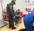 Durante la inspección, las autoridades evidenciaron que los caninos presentaban un avanzado estado de caquexia, una condición asociada con desnutrición severa y pérdida extrema de masa corporal. FOTO Policía Metropolitana.