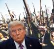 Trump le lanzó su segunda advertencia a Hamas luego de su visita al Medio Oriente. Fotos: AFP y Getty Images
