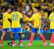 La Selección Colombia va con la maleta cargada de ilusiones tras la buena despedida que tuvo en El Campín. <span class=mln_uppercase_mln>FOTO</span><b><span class=mln_uppercase_mln> AFP</span></b>