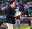 Diego Arias sería confirmado como entrenador de Atlético Nacional hasta diciembre. El club aún no se pronuncia. FOTO MANUEL SALDARRIAGA