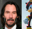 Keanu Reeves prestará su voz para el personaje de Shadow en Sonic 3. FOTOS Getty y cortesía www.sonicthehedgehog.com