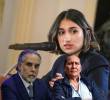 Su guerra con Armando Benedetti, las chuzadas a su exniñera Marelbys Meza y el tráfico de influencias que habría beneficiado a su hermano fueron algunos de los escándalos de la excanciller Laura Sarabia. Fotos: Colprensa y cortesía