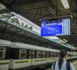 El servicio del metro, debido al daño de la catenaria, tiene suspendido el servicio en el sur del Valle de Aburrá. FOTO: CAMILO SUÁREZ